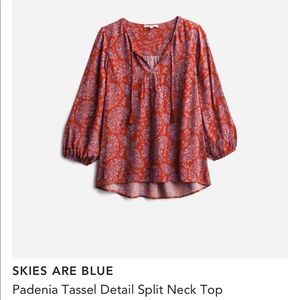 Stitch Fix Skies Are Blue blouse size XL.